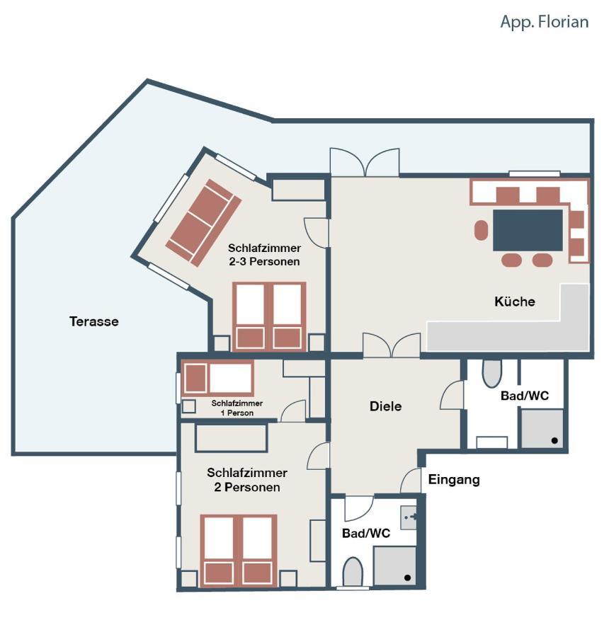 Haus Florian Appartements Ваграйн Екстериор снимка
